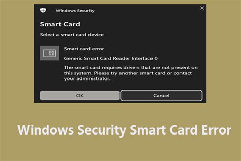 how to repair a windows 10 smart card|Windows Security Smart Card Error: 7 .